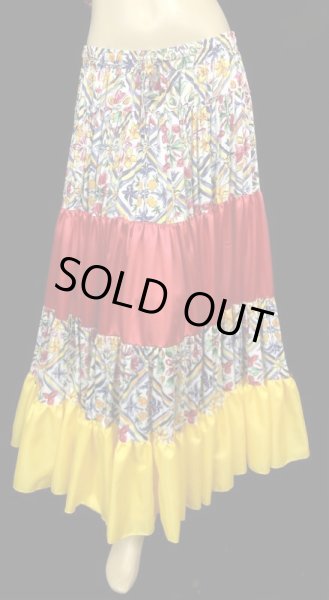画像2: 25ヤードジプシープリントスカートVl (2)