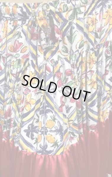 画像4: 25ヤードジプシープリントスカートVl (4)