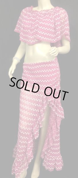 画像2: 	Amira Jamila オリジナル☆レッスンウェア＊crochet white pink＊ (2)