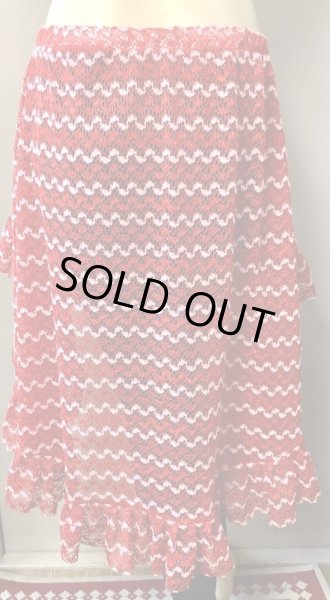 画像3: Amira Jamila オリジナルクロシェフリルヒップスカーフ*red * (3)