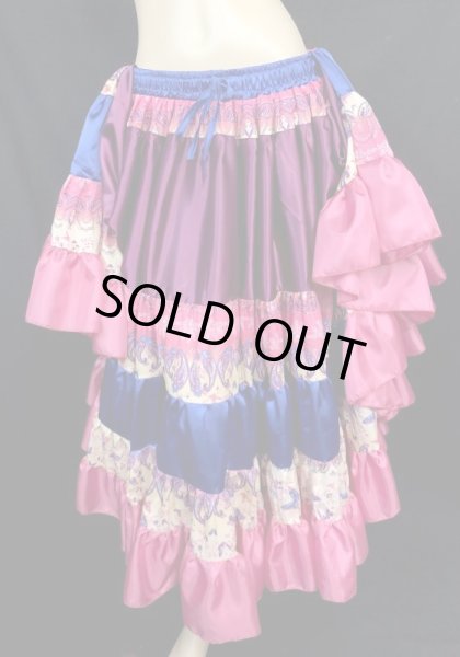 画像2: 25ヤードジプシーサテンスカートVVII (2)