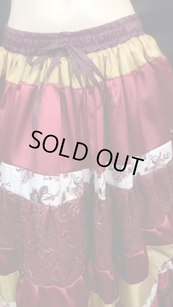 画像4: 25ヤードジプシーレースサテンスカートVVIIII (4)