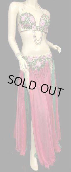 画像2: エジプトオリエンタルコスチューム☆Pink rose cocktail ☆ (2)