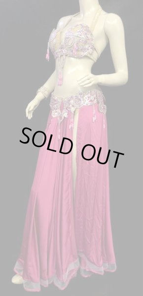 画像2: エジプトオリエンタルコスチューム☆Pink satin brilliant☆ (2)