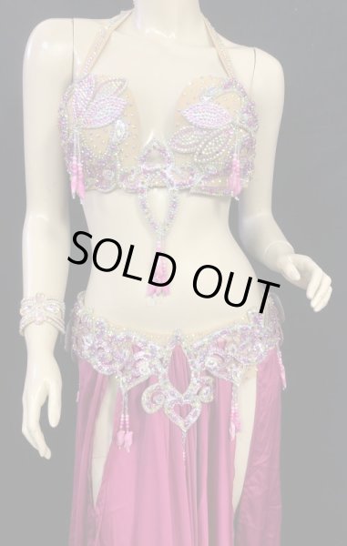 画像3: エジプトオリエンタルコスチューム☆Pink satin brilliant☆ (3)