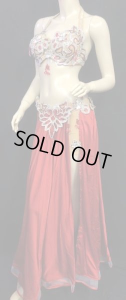 画像2: エジプトオリエンタルコスチューム☆Red satin brilliant☆ (2)