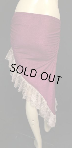 画像3: Amira Jamila オリジナル☆ストレッチフリルヒップスカーフ*Magenta baby pink* (3)