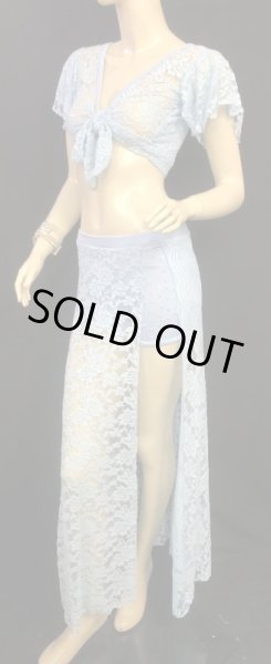 画像4: 	Amira Jamila オリジナル☆レッスンウェア＊lace sky blue ＊ (4)