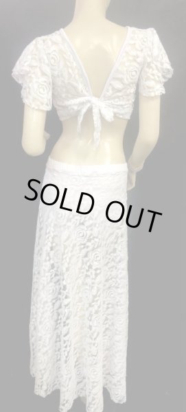 画像4: 	Amira Jamila オリジナル☆レッスンウェア＊lace white ＊ (4)