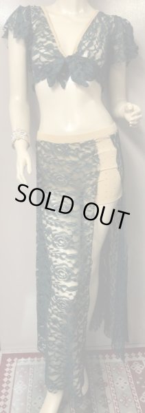 画像2: 	Amira Jamila オリジナル☆レッスンウェア＊lace dark green＊ (2)