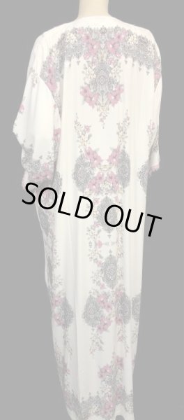 画像3: モロッコのガラベーヤ☆white purple tassel ☆ (3)