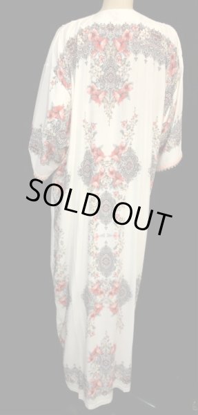 画像3: モロッコのガラベーヤ☆white salmon pink tassel ☆ (3)