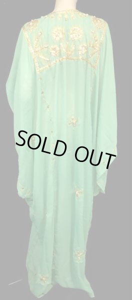 画像3: エジプト製ピーコックハリジドレス☆green ☆ (3)