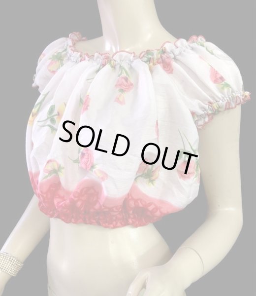 画像2: プリントパフスリーブチョリXXVlI (2)