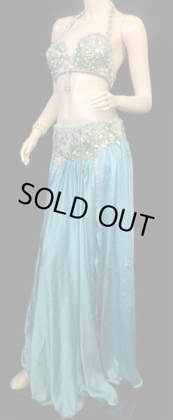 画像2: エジプトオリエンタルコスチューム☆smooth nile blue☆ (2)