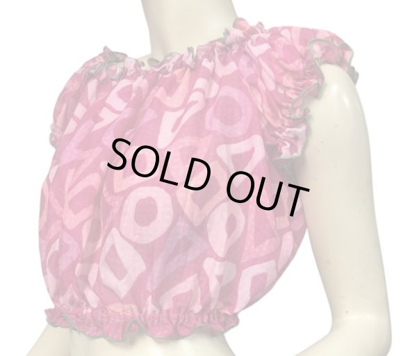 画像2: プリントパフスリーブチョリXXXVVIII (2)