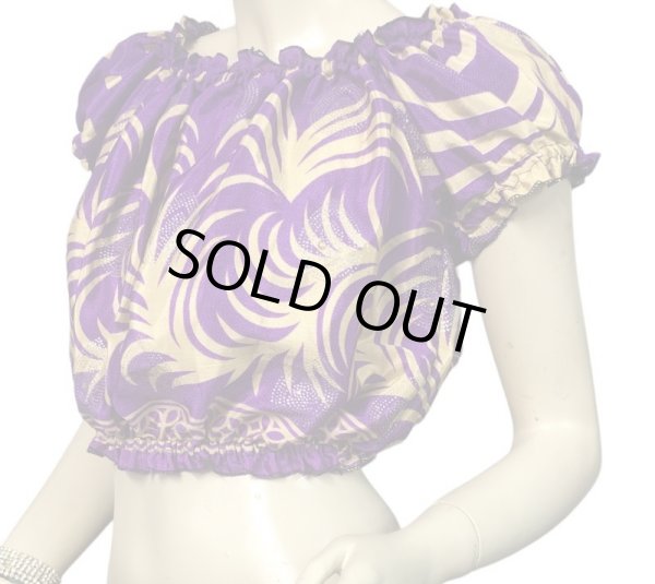 画像2: プリントパフスリーブチョリXXXVVX (2)