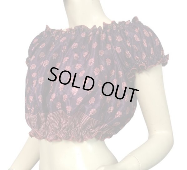 画像2: プリントパフスリーブチョリXXXVVXIII (2)