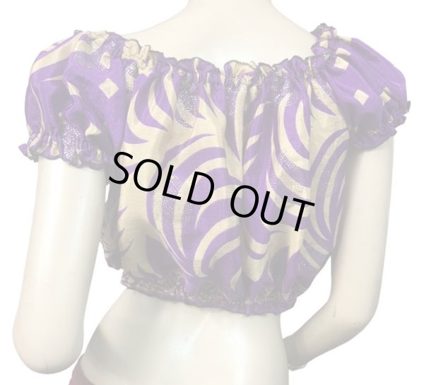 画像3: プリントパフスリーブチョリXXXVVX (3)