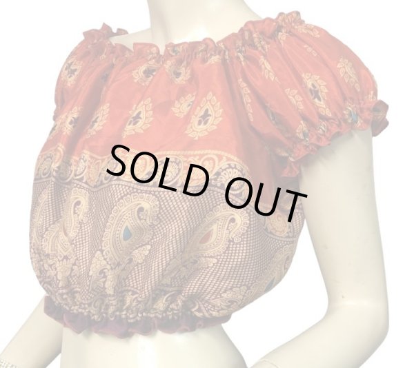 画像2: プリントパフスリーブチョリXXXVVXI (2)