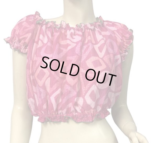 画像1: プリントパフスリーブチョリXXXVVIII (1)