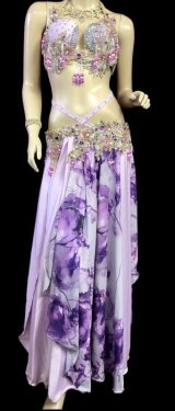 アミーラデザイン 製 ベリーダンス衣装 アミーラベリーダンス衣装黄色