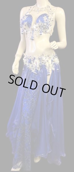 画像3: エジプトAmrオリエンタルコスチューム☆Royal blue purity ☆ (3)