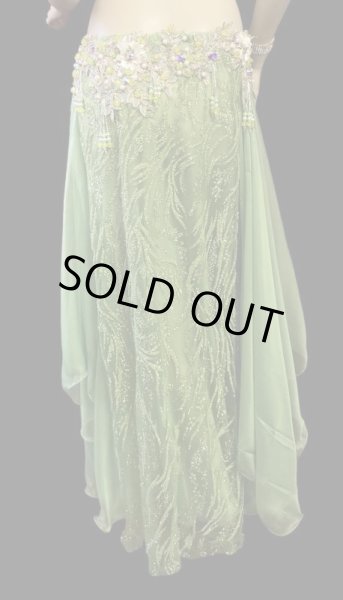 画像4: エジプトAmrオリエンタルコスチューム☆Refreshing lime green ☆ (4)