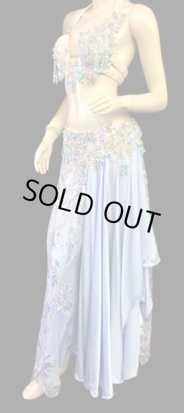 画像3: エジプトAmrオリエンタルコスチューム☆Crystal aqua blue Lemon ☆ (3)