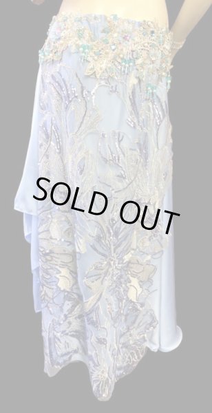 画像4: エジプトAmrオリエンタルコスチューム☆Crystal aqua blue Lemon ☆ (4)