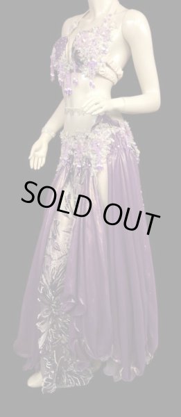 画像3: エジプトAmrオリエンタルコスチューム☆Lilac  purple bloom ☆ (3)