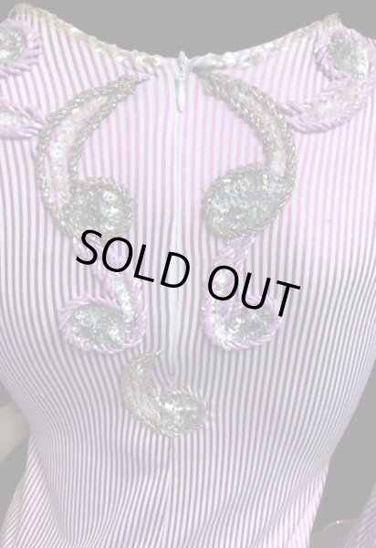 画像4: ♥HANAN/ハナン♥サイディドレス☆pink white stripe ☆ (4)