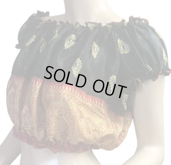 画像2: プリントパフスリーブチョリXXXVVXVII (2)