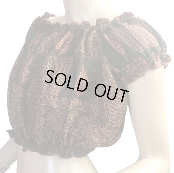 画像2: プリントパフスリーブチョリXXXVVXVIIIII (2)