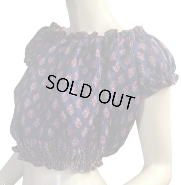 画像2: プリントパフスリーブチョリXXXVVXVIII (2)