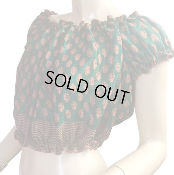 画像2: プリントパフスリーブチョリXXXVVXV (2)