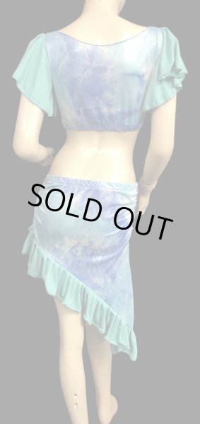 画像3: Amira Jamila オリジナル☆レッスンウェア* frozen blue green * (3)