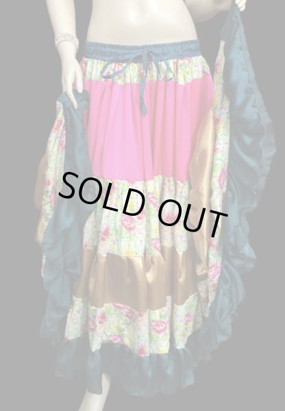 画像2: 25ヤードジプシーサテンスカートXXVVIII (2)