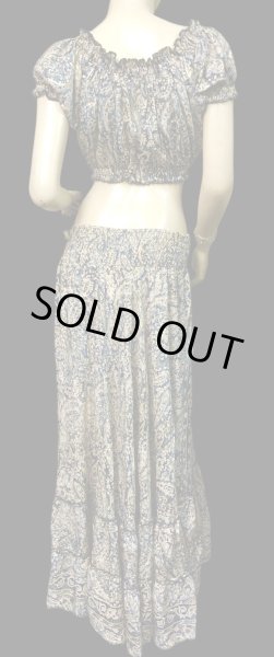 画像3: シルクプリントチョリ＆スカートセットVII (3)