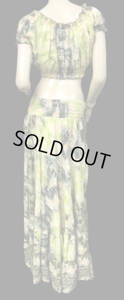 画像3: シルクプリントチョリ&スカートセットVV (3)