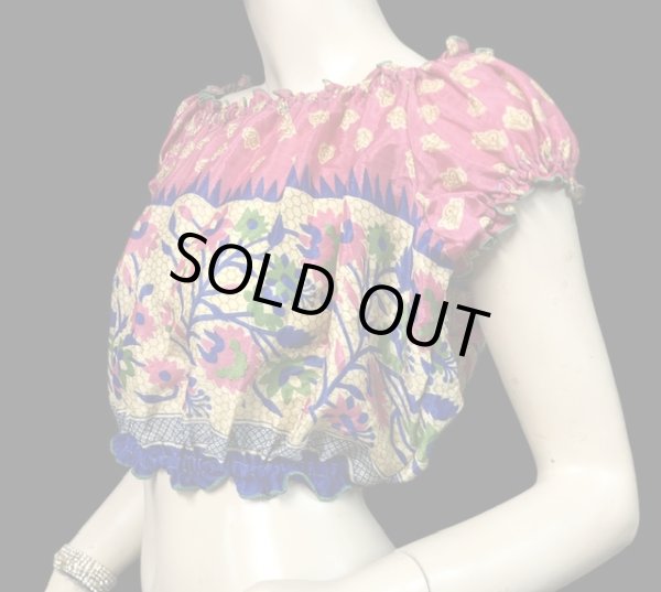 画像2: プリントパフスリーブチョリ VI (2)