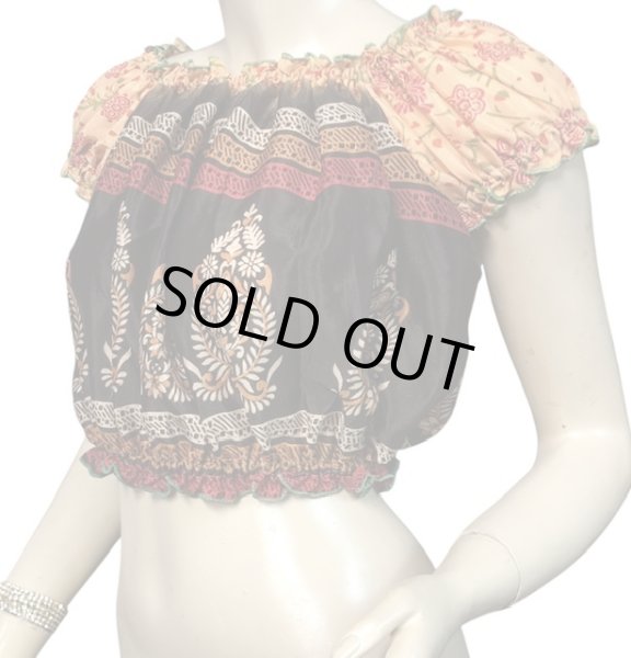 画像2: プリントパフスリーブチョリ V (2)