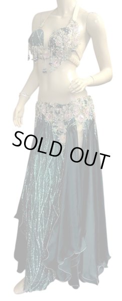 画像3: エジプトAmrオリエンタルコスチューム☆Dark green garden ☆ (3)