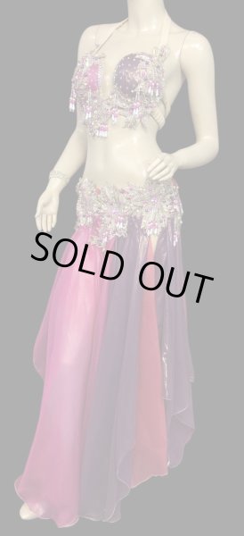 画像3: エジプトAmrオリエンタルコスチューム☆Pink purple celebration ☆ (3)