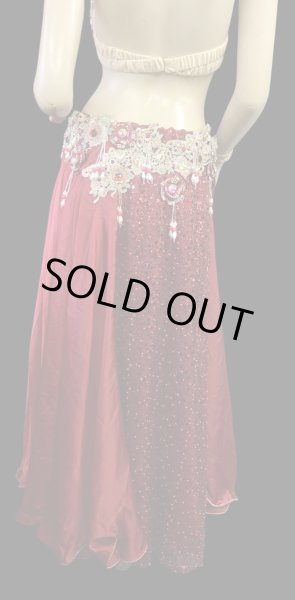 画像4: エジプトAmrオリエンタルコスチューム☆Romantic  red coral ☆ (4)