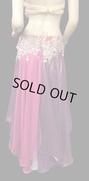 画像4: エジプトAmrオリエンタルコスチューム☆Pink purple celebration ☆ (4)