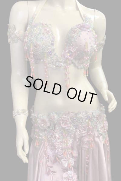 画像2: エジプトAmrオリエンタルコスチューム☆Dreamy smoky pink ☆ (2)