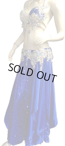 画像3: エジプトAmrオリエンタルコスチューム☆Oriental blue sapphire ☆ (3)