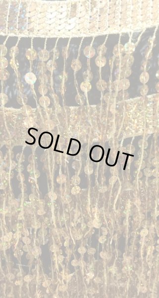 画像4: シャラシャラスパンコールヒップスカーフ☆gold ☆ (4)