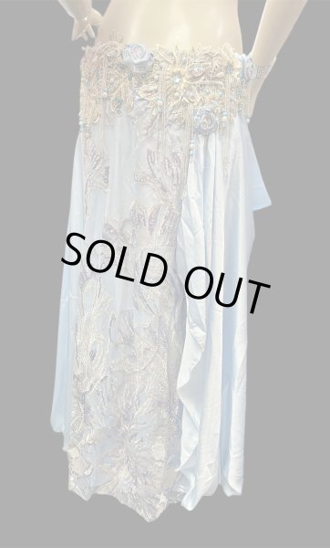 画像4: エジプトAmrオリエンタルコスチューム☆Crystal aqua blue Lemon ☆ (4)